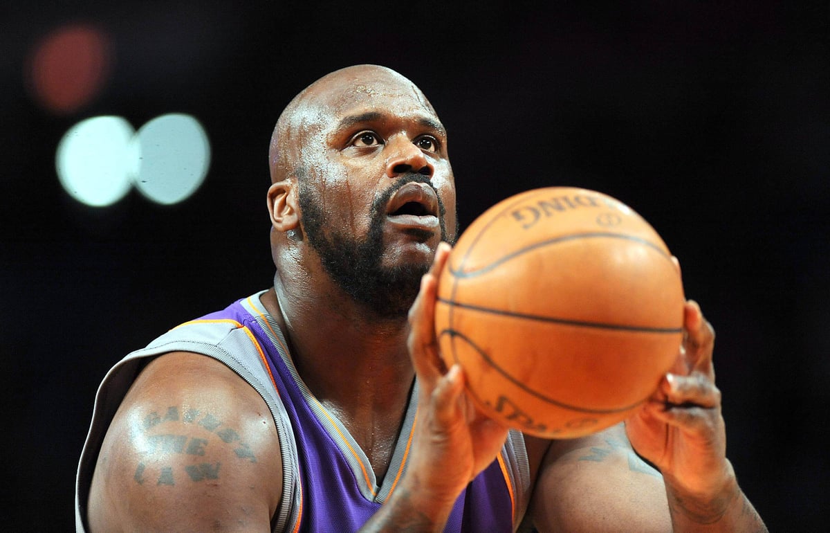 Shaquille O'Neal free throw