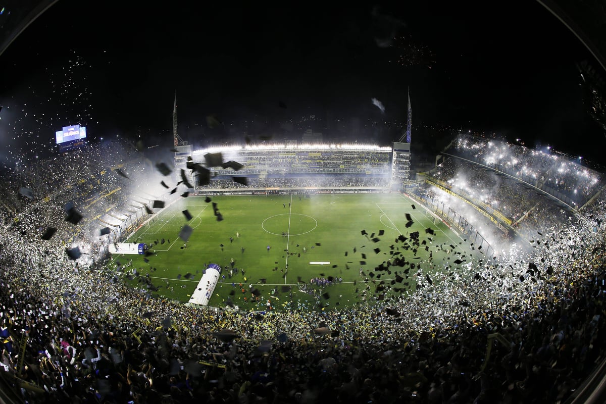 La Bombonera. Boca Juniors Buenos Aires.