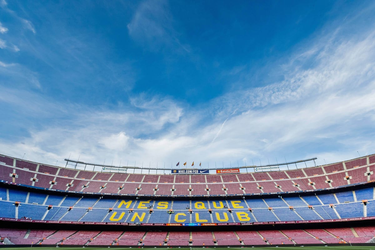  General View Camp Nou home of FC Barcelona Barca during the Joan Gamper Trophy.