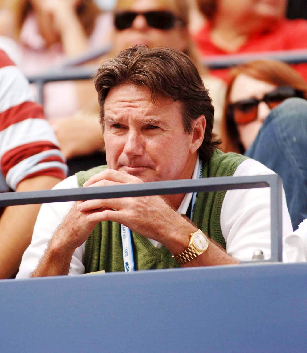 Jimmy Connors as spectator