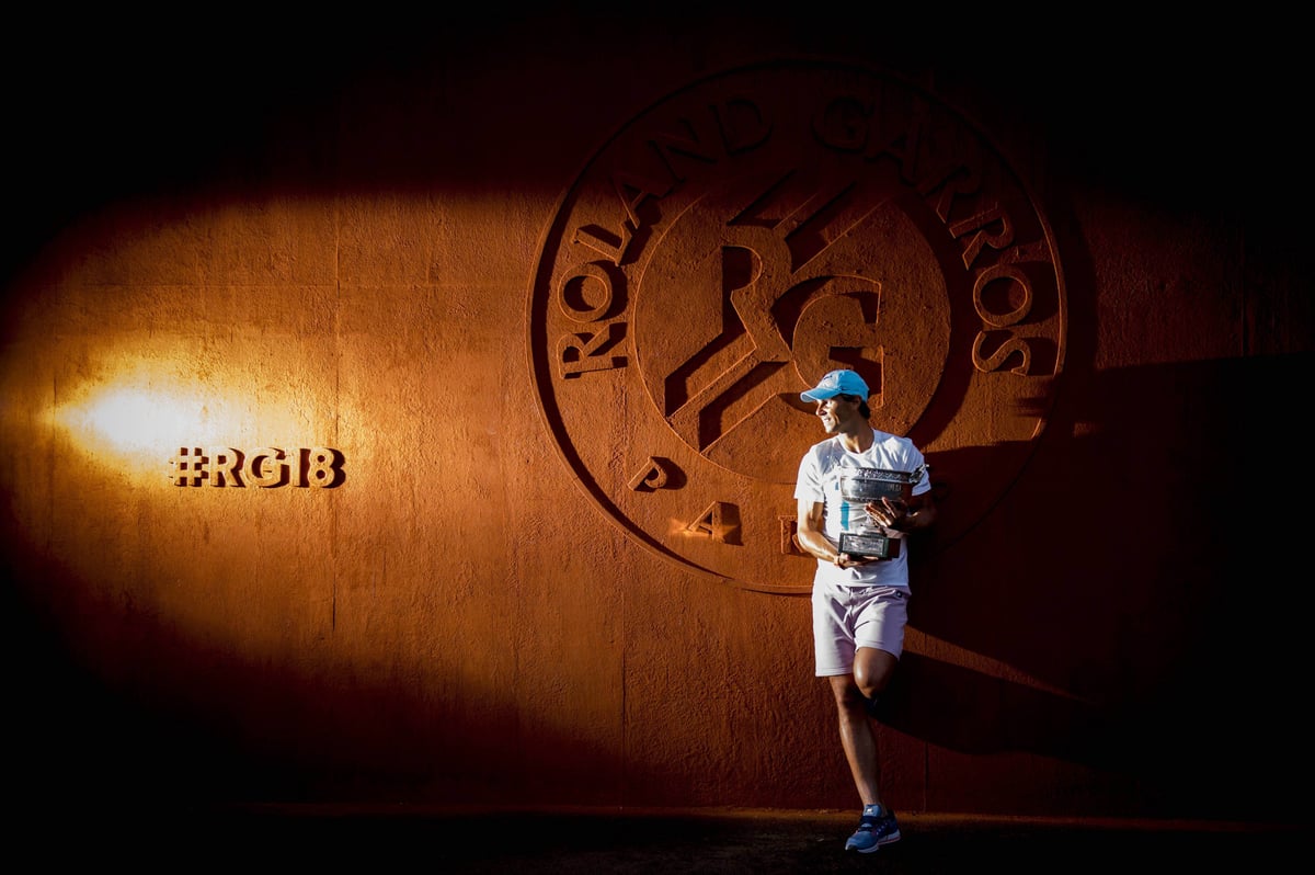 Rafael Nadal French Open trophy