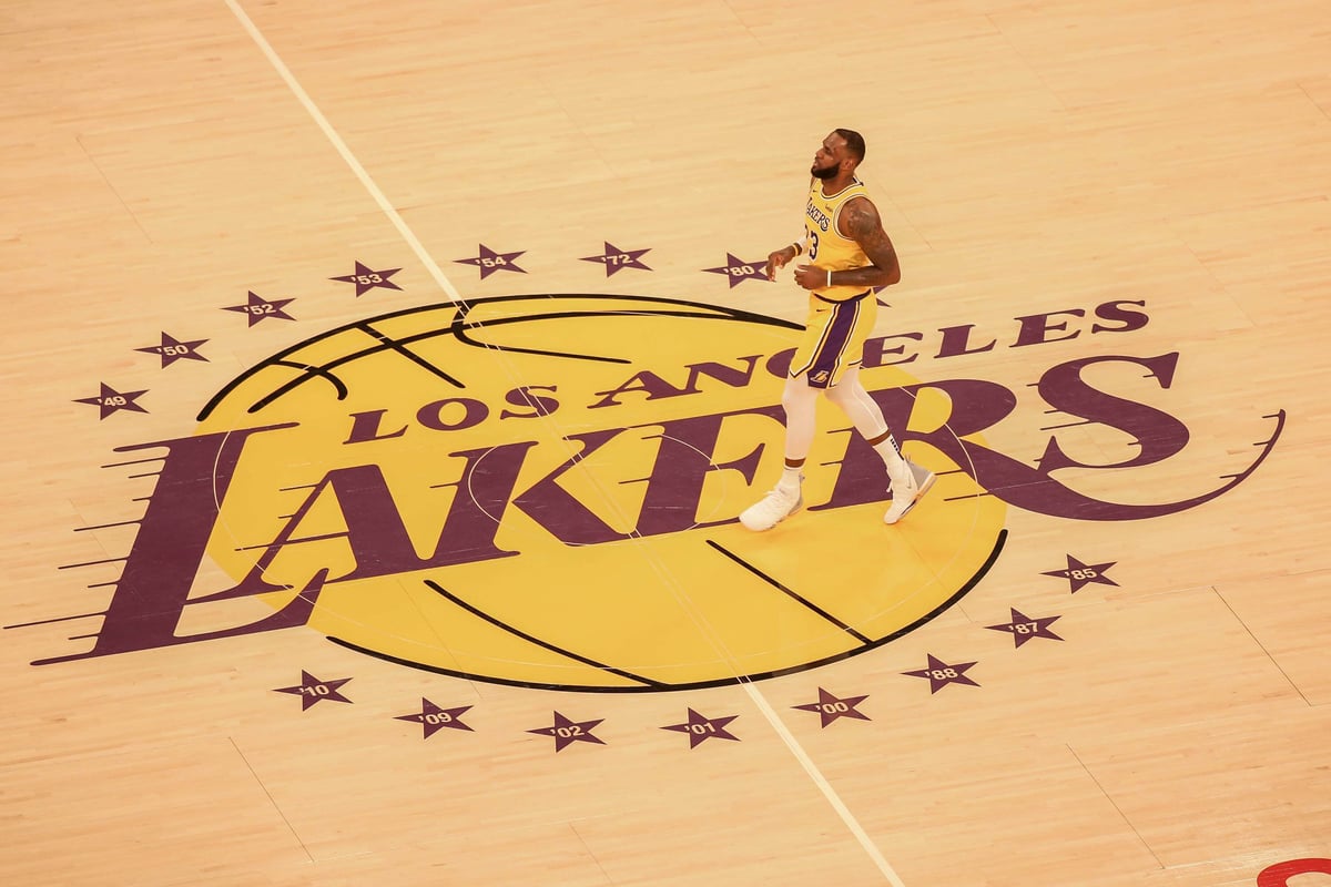 LeBron James LA Lakers logo