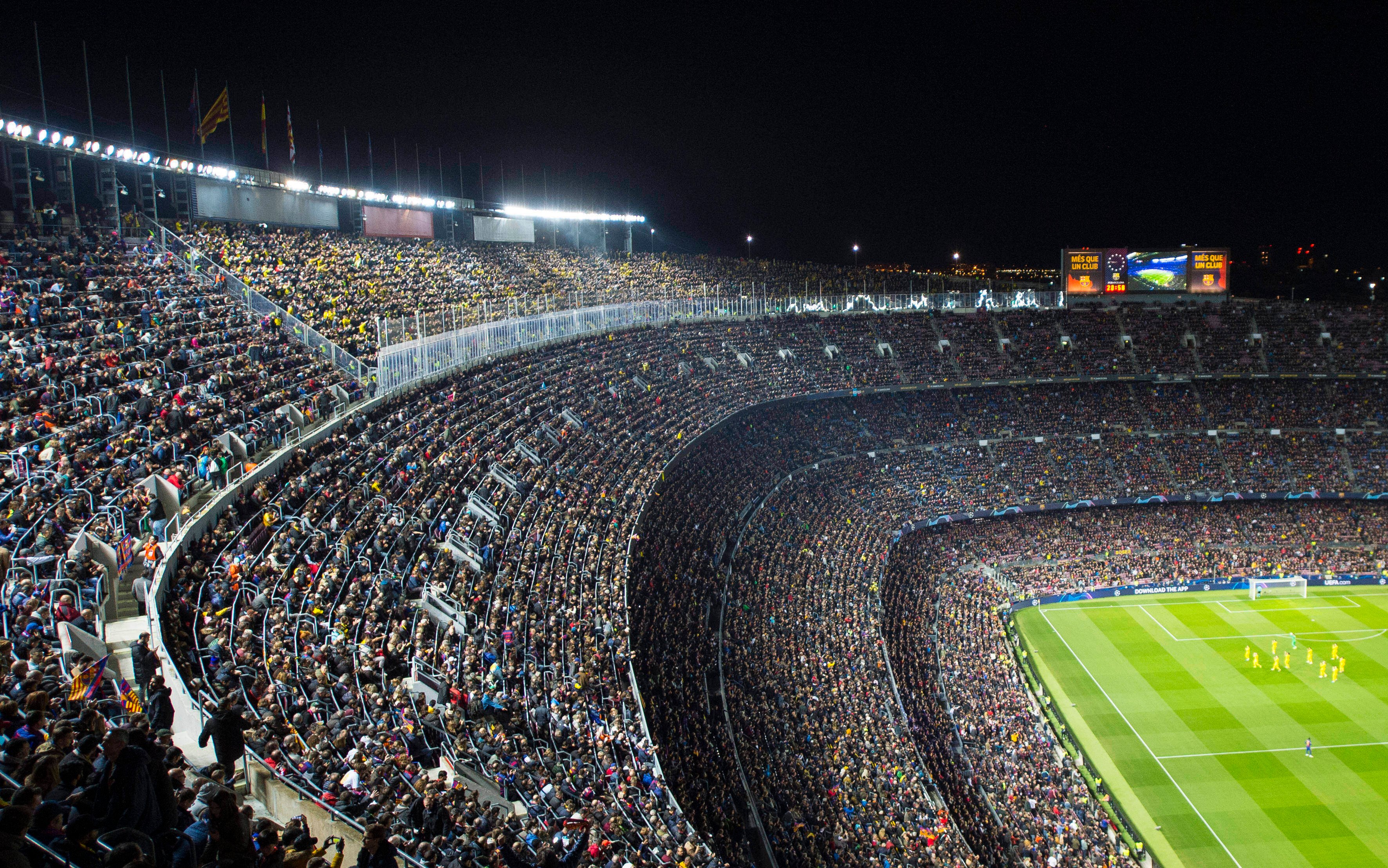  UEFA Champions League 5 Matchday, FC Barcelona Borussia Dortmund on 27 11 2019 at Camp Nou in Barcelona Stadium Overview.