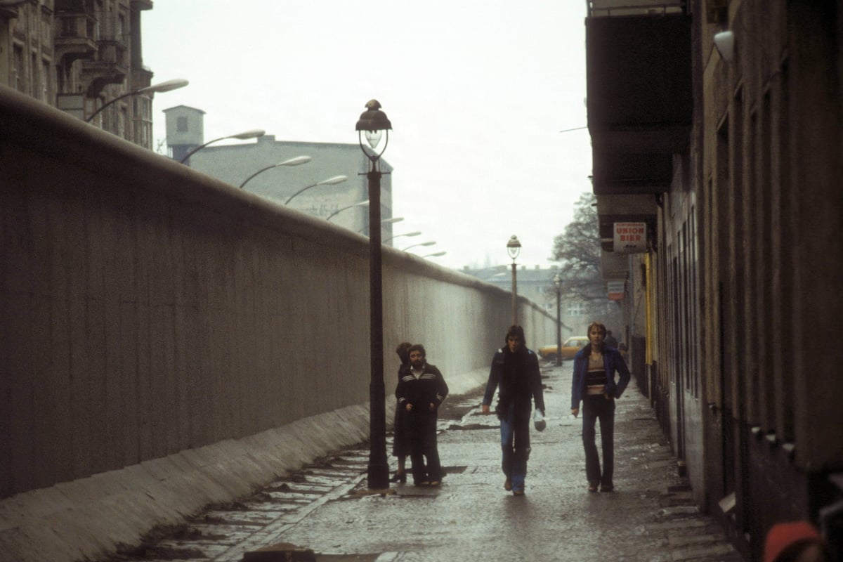 Berlin Wall on the West Berlin site