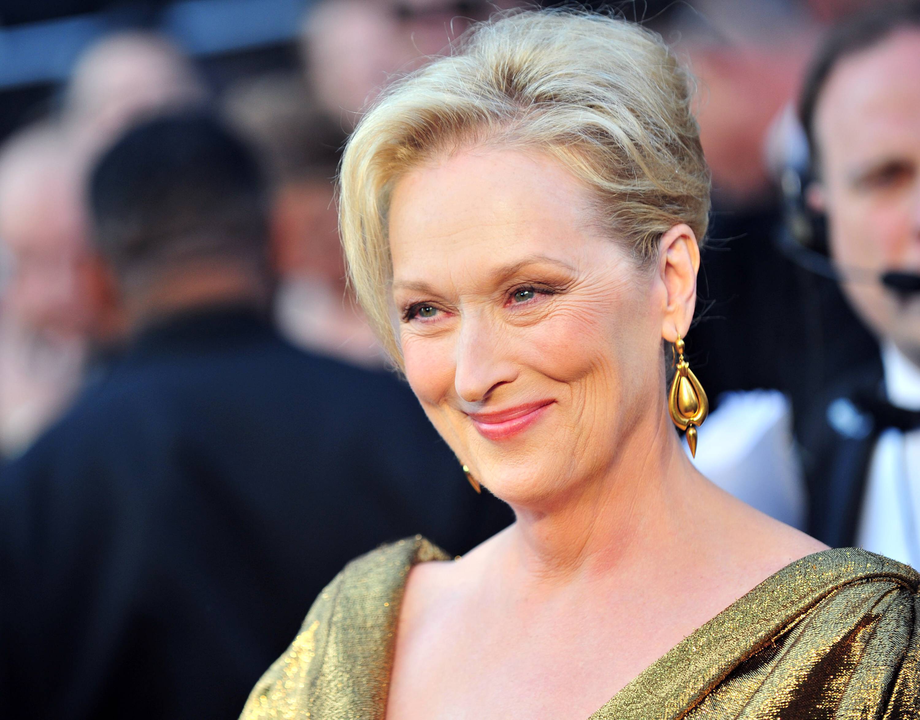 Meryl Streep arrives on the red carpet at the 84th Academy Awards in Hollywood.