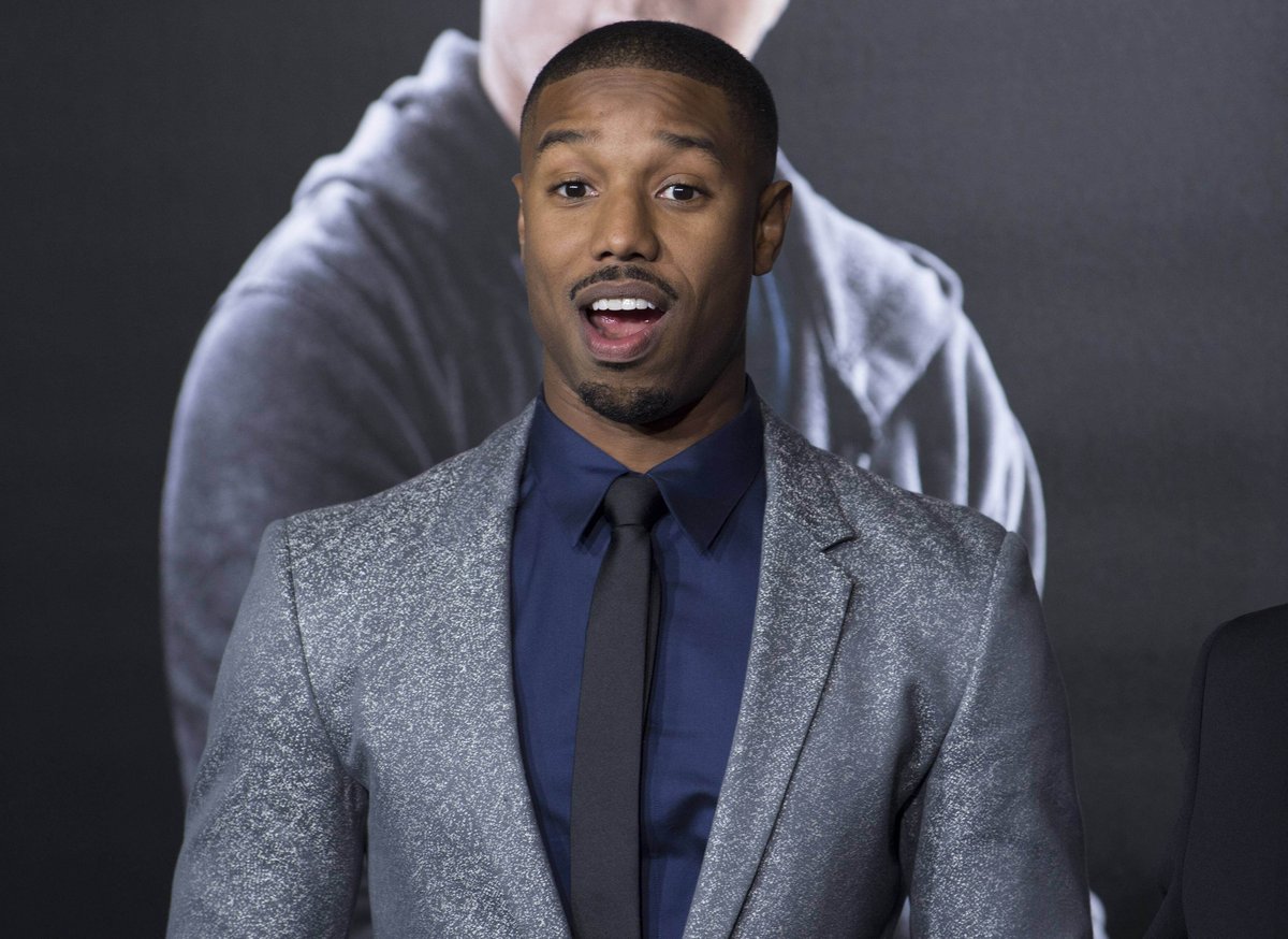 Cast member Michael B. Jordan attends the premiere of the film Creed held at the Regency Village Theatre in the Westwood area of Los Angeles.