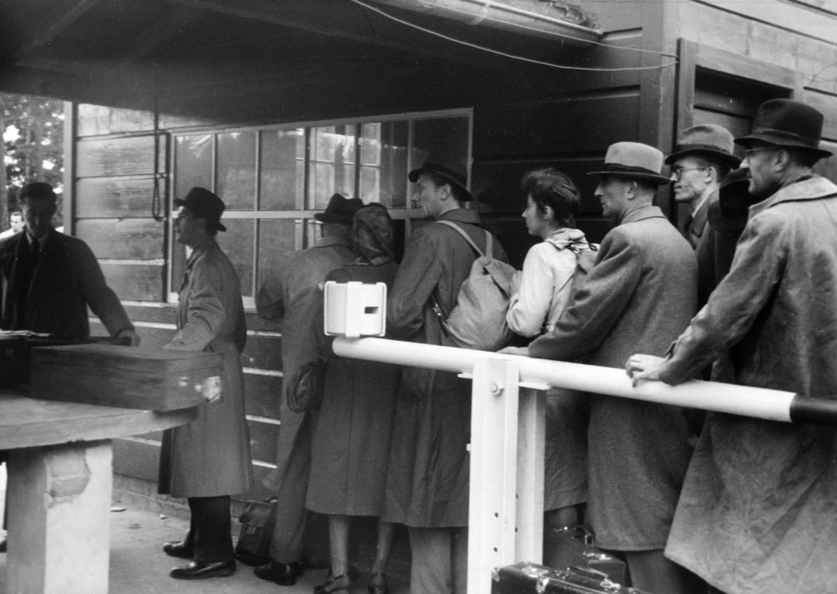 Border control between East- and Westgermany 