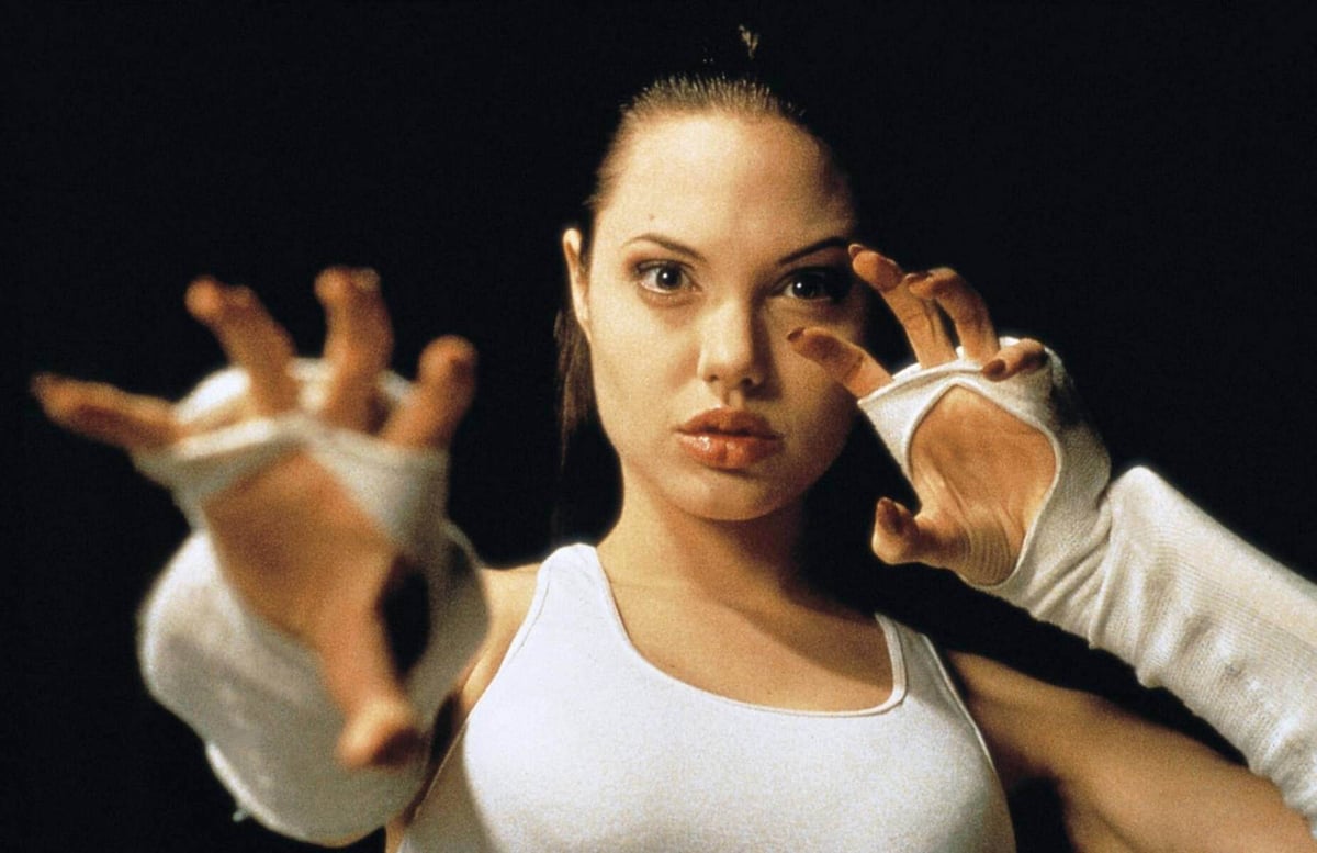 Angelina Jolie in “Cyborg 2”. 