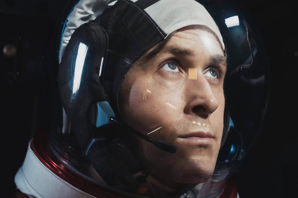 Ryan Gosling  as an Actor in the  movie “First Man”.