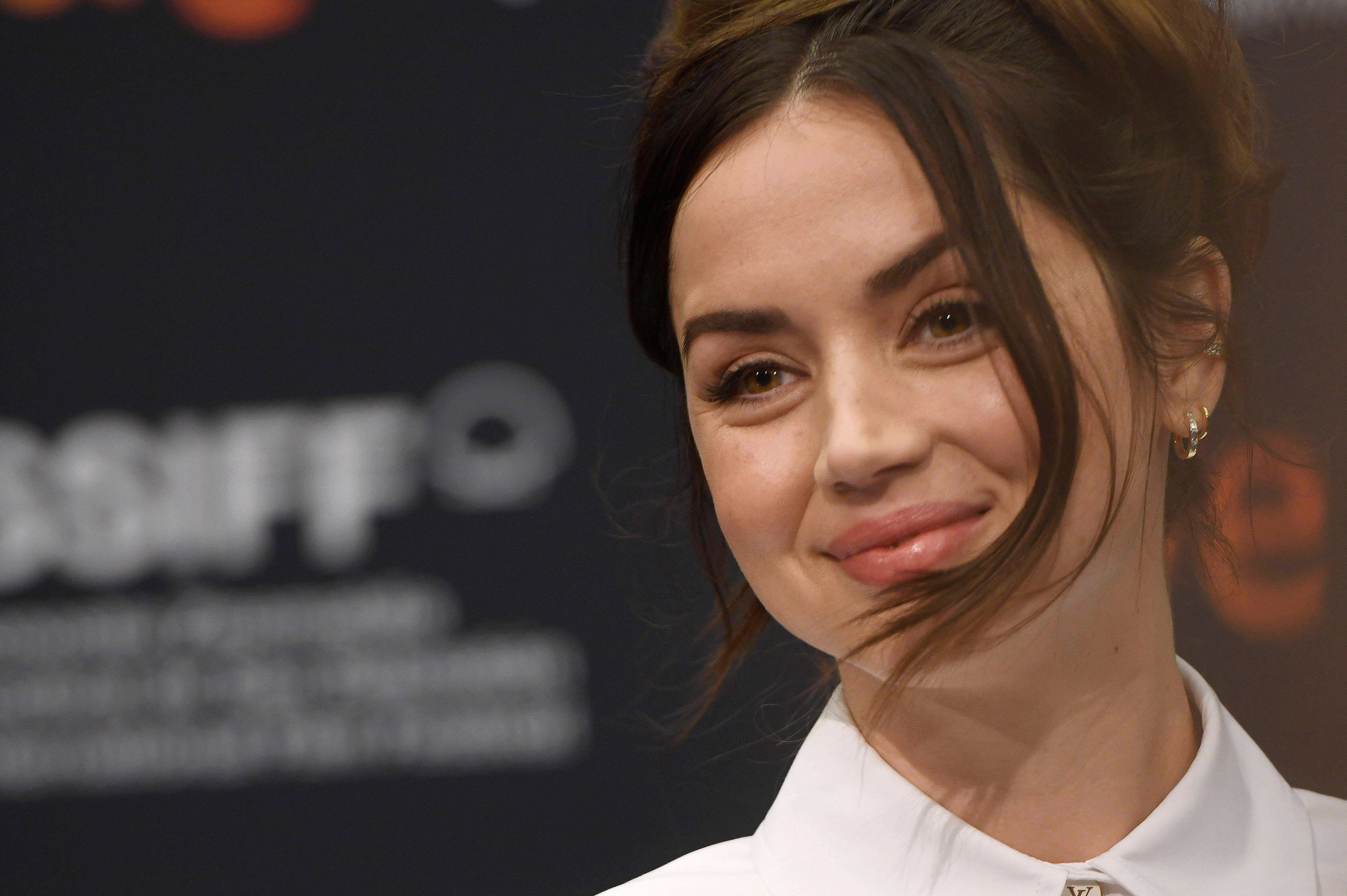 Ana de Armas at the press conference for the Netflix film Blonde at the 70 International Film Festival San Sebastian.