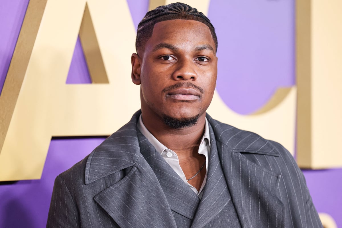 John Boyega arrives at the 55th Annual NAACP Image Awards held at the Shrine Auditorium and Expo Hall on March.