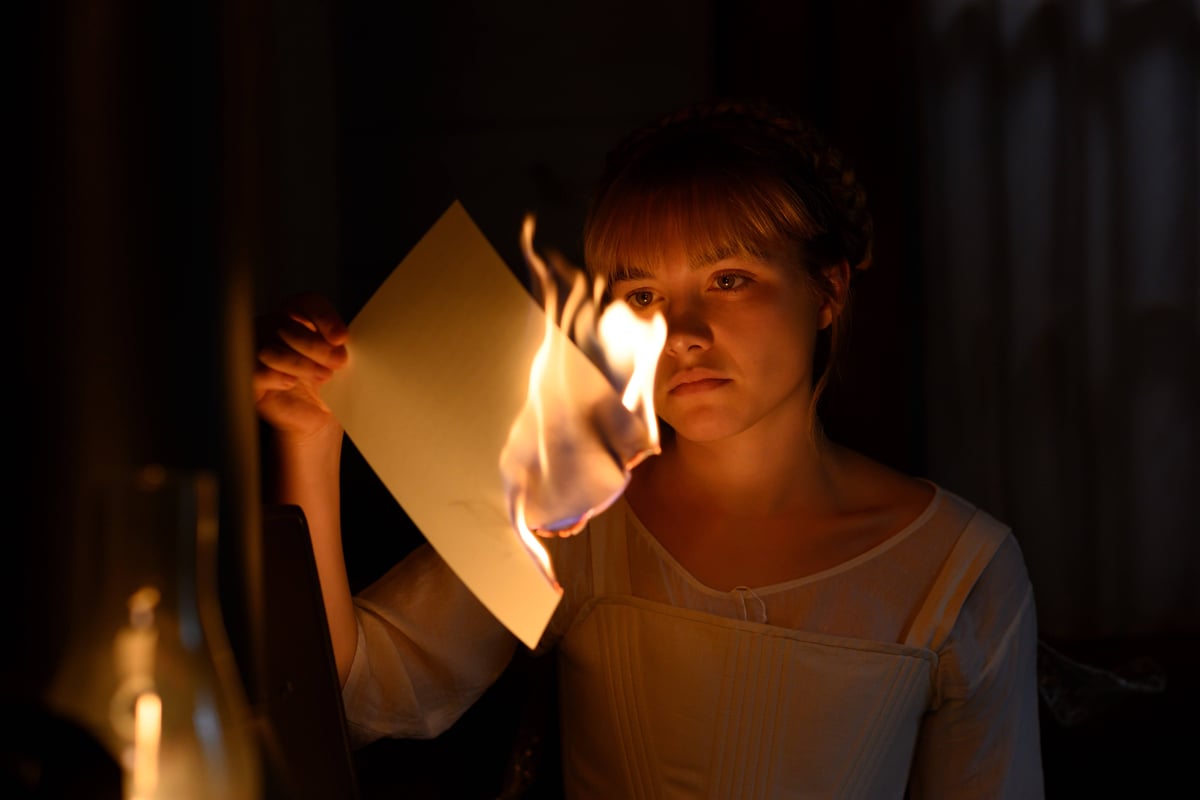 Florence Pugh in the movie “Little Women”. 