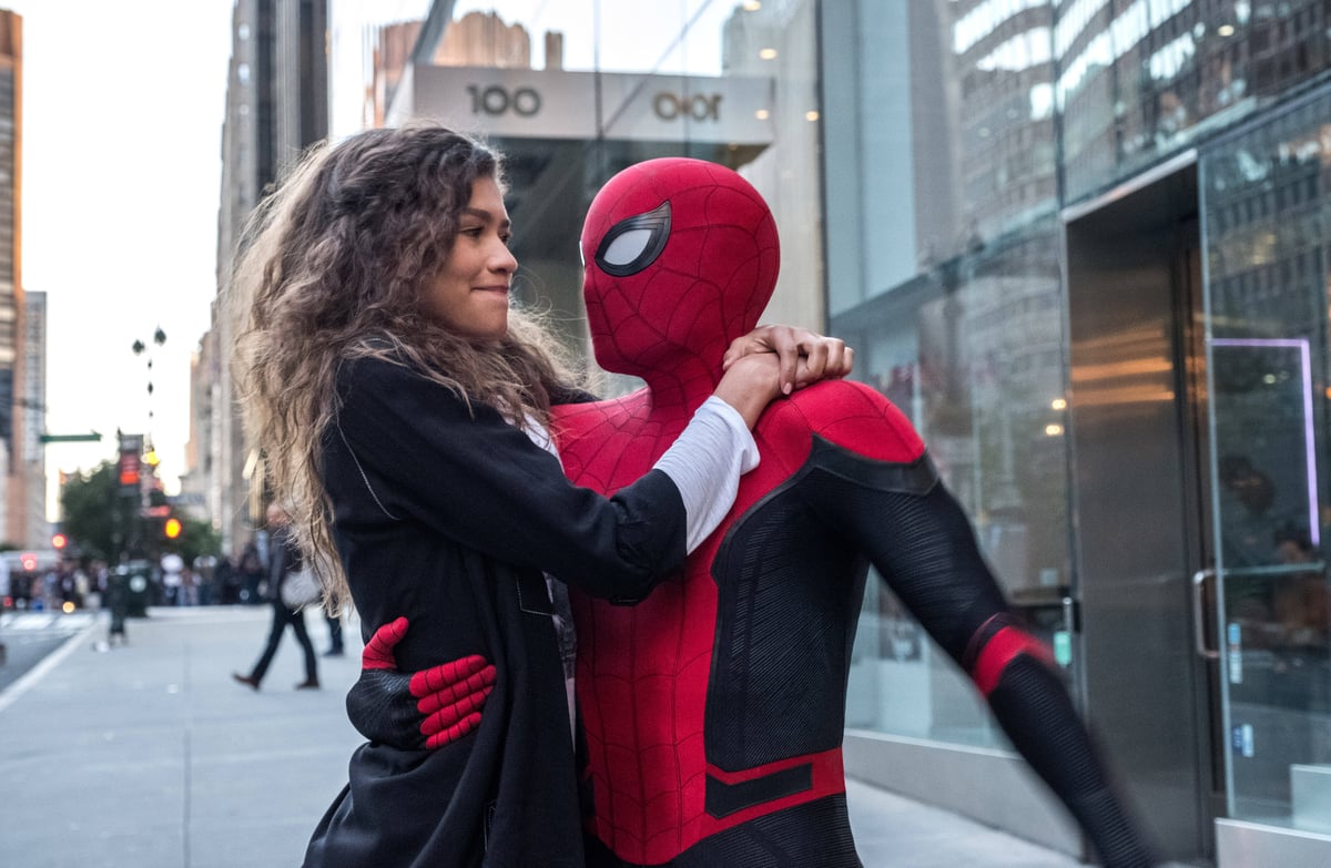 Zendaya in the movie “Spider-Man: Far from Home”.