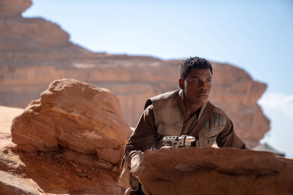 John Boyega is Finn in Star Wars: Episode IX - The Rise of Skywalker.