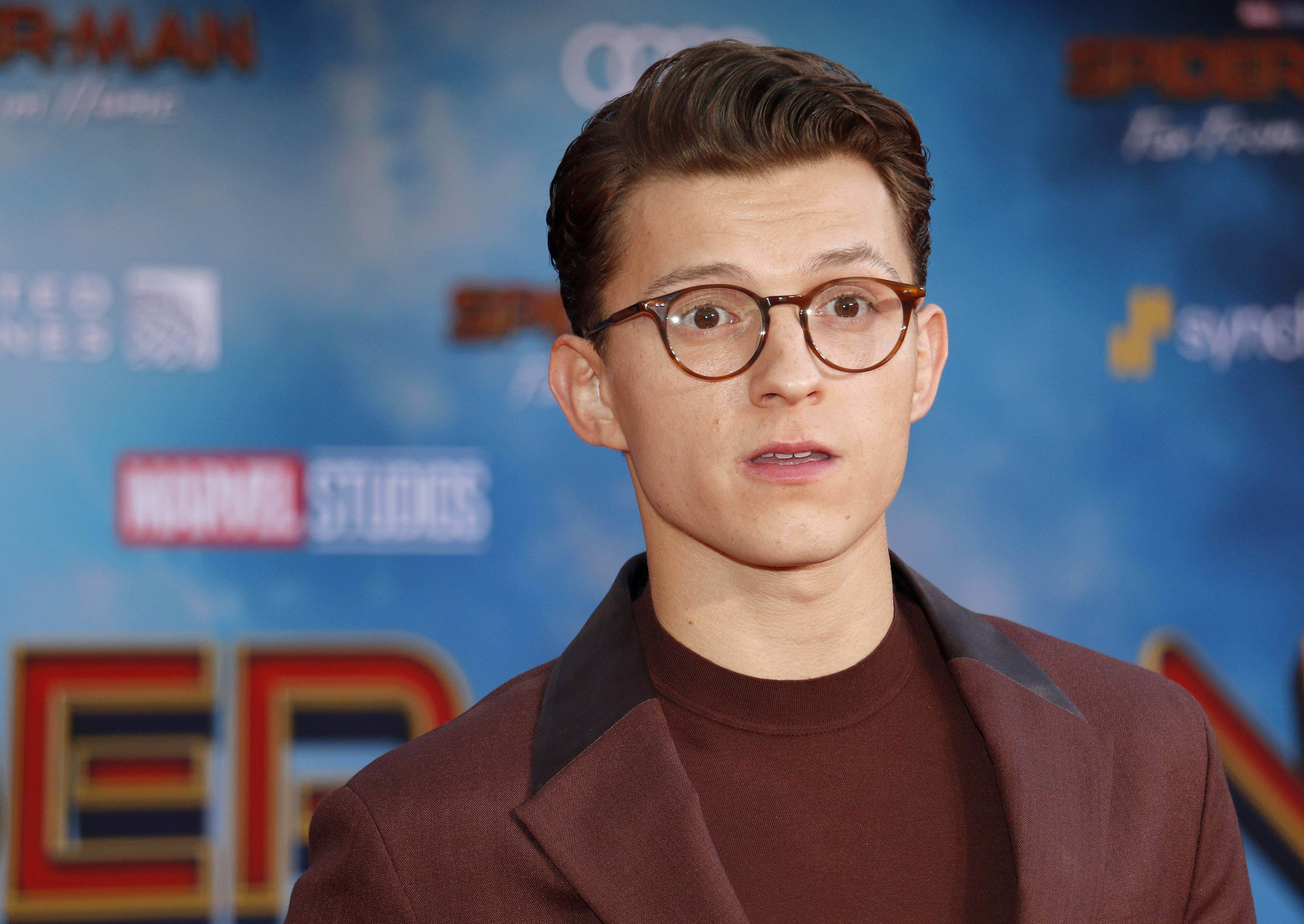 Tom Holland at the World premiere of Spider-Man Far From Home.