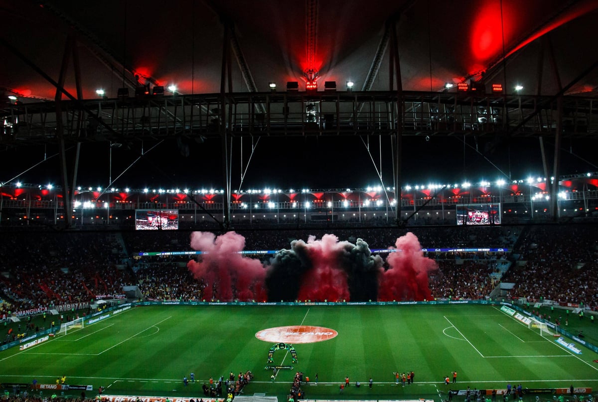 Spiel zwischen Flamengo und Grêmio im Halbfinale der Copa do Brasil.