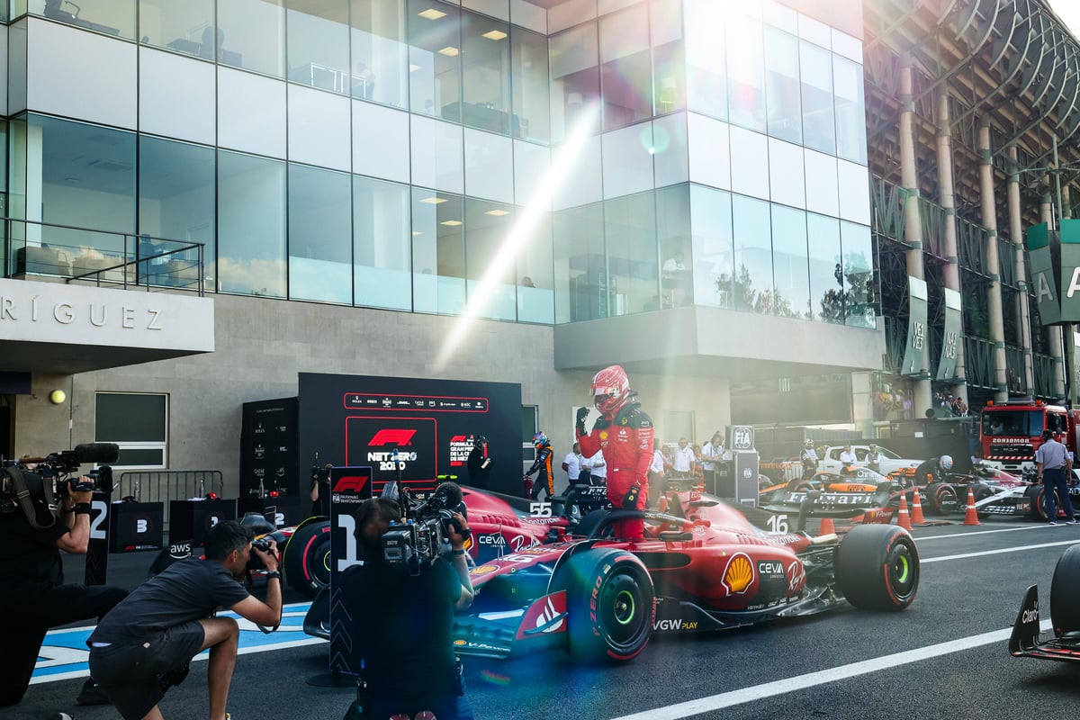 Charles Leclerc wins qualifying 2023 GP Mexico F1