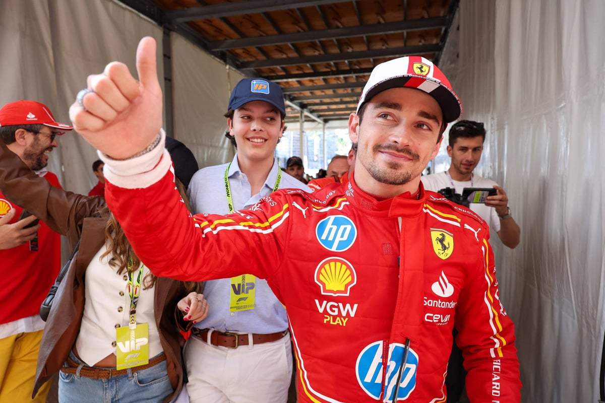 Charles Leclerc gewinnt das Qualifying beim F1 2024 Moncao GP