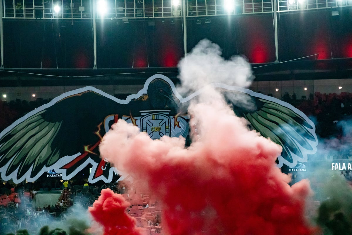  Fans during the match between Flamengo and Bahia valid for the quarterfinals of the 2024 Brazilian Cup.