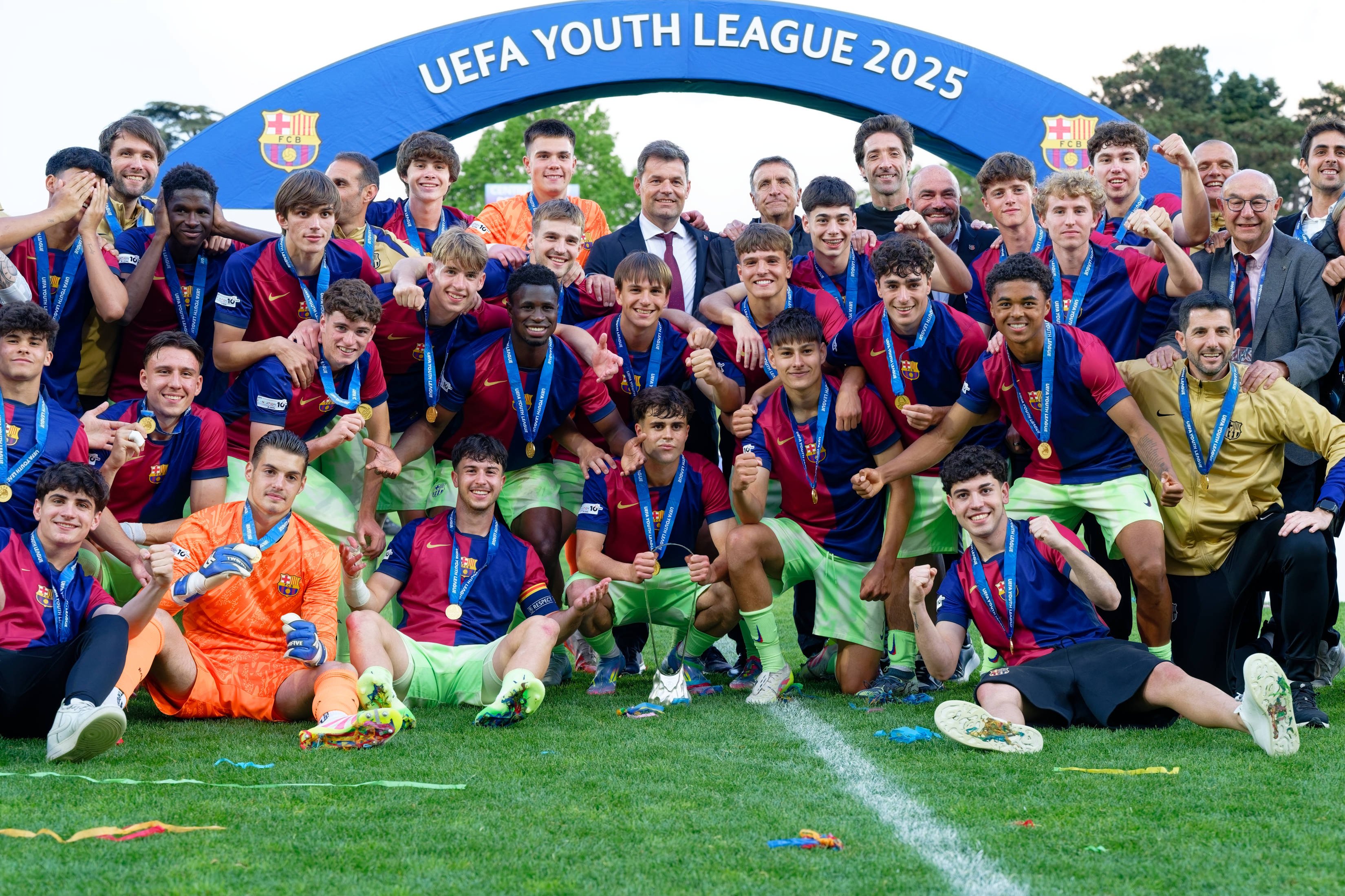 Photo of UEFA Youth League 2025 Winners FC Barcelona
